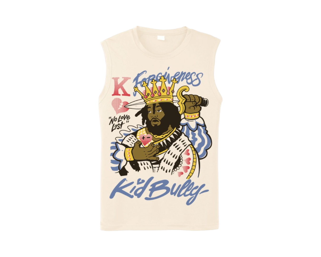 King of Hearts Muscle Tee - Kid Bully Worldwide
