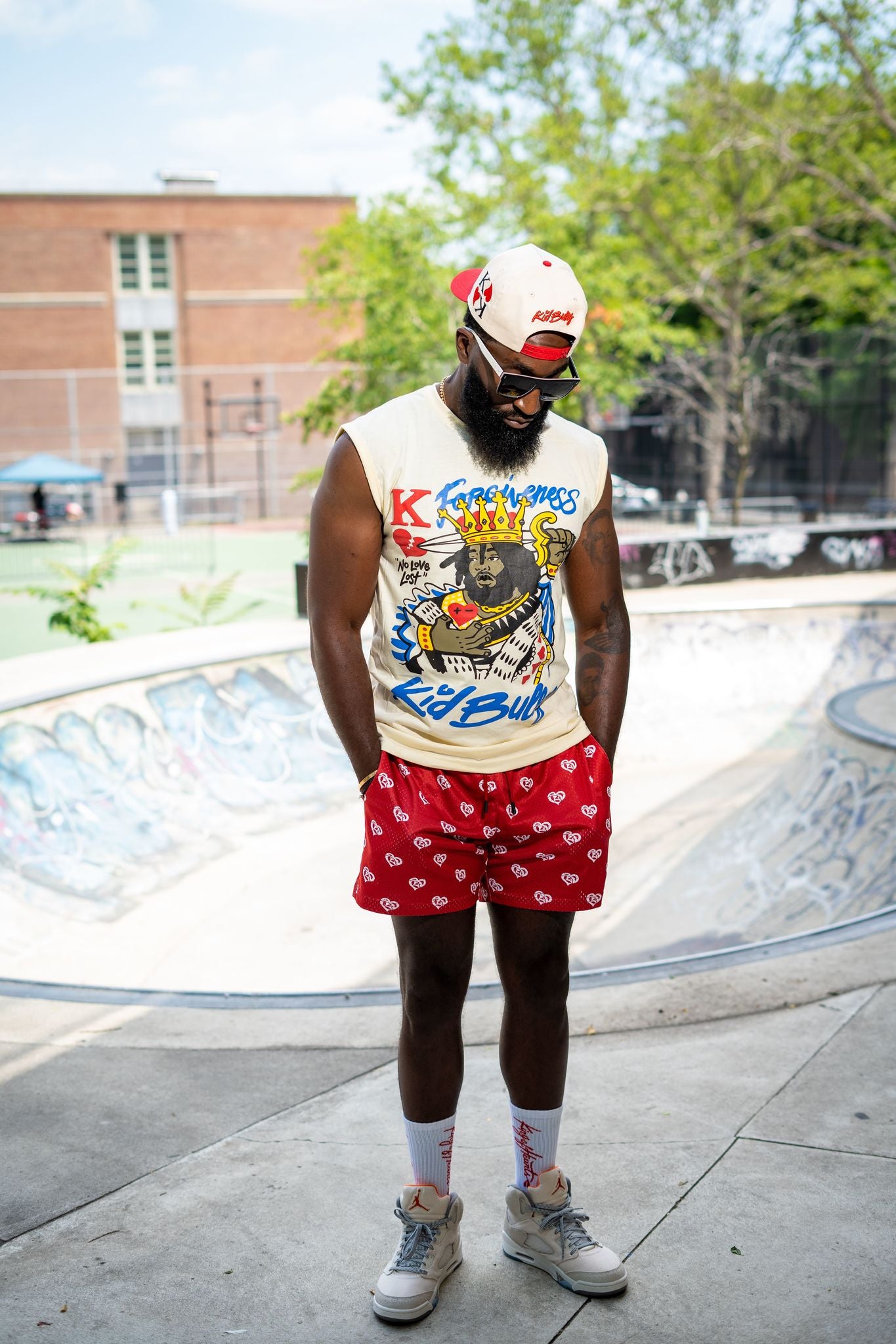 King of Hearts Muscle Tee - Kid Bully Worldwide