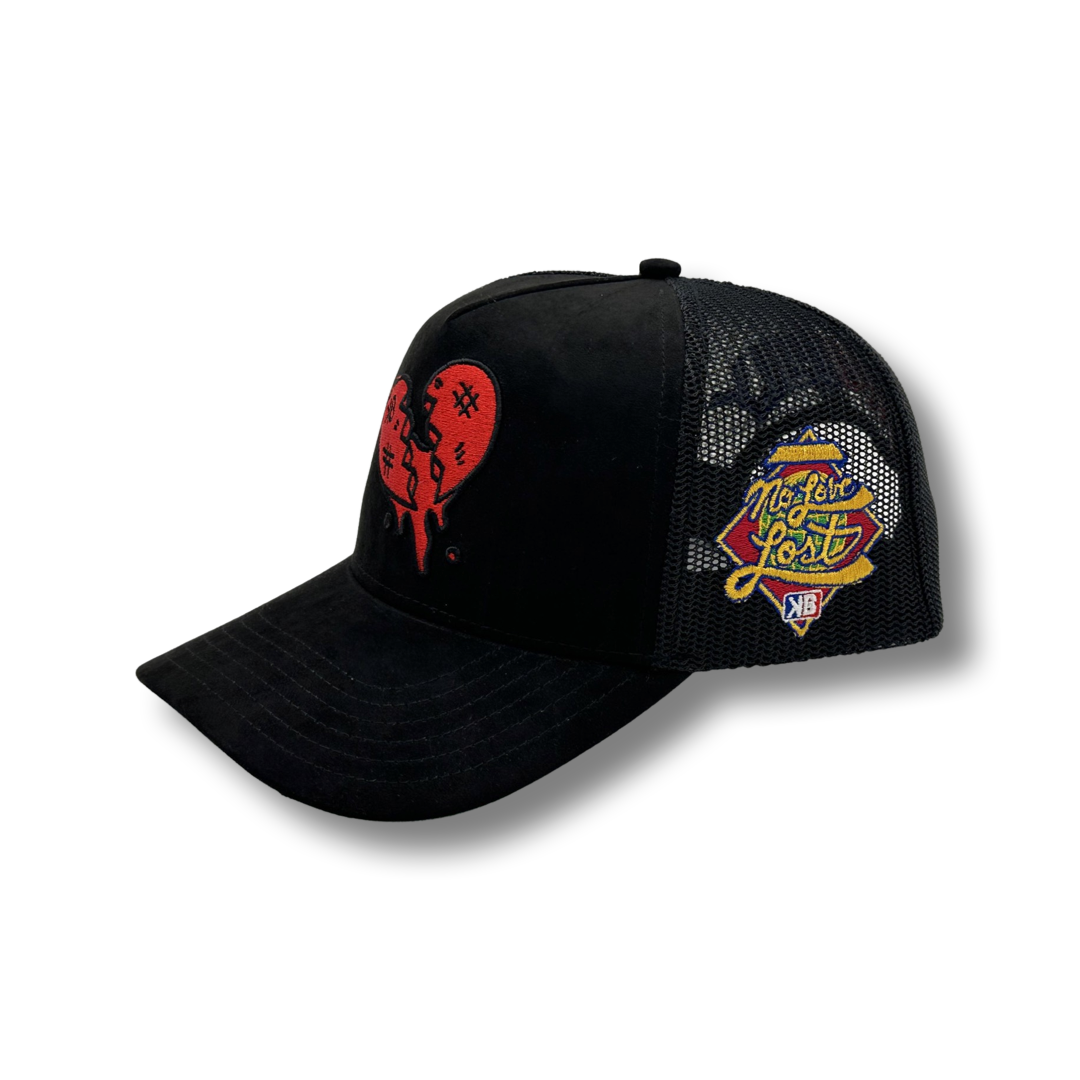 Kid Bully No love Lost Black Trucker Hat - Kid Bully Worldwide