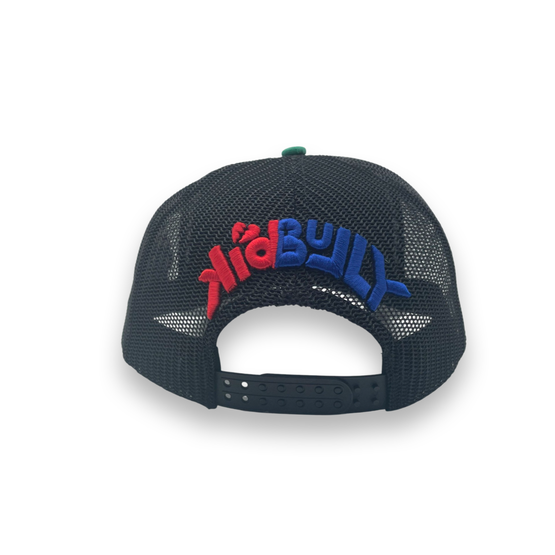 Kid Bully No love Lost Black Trucker Hat (Green) - Kid Bully Worldwide