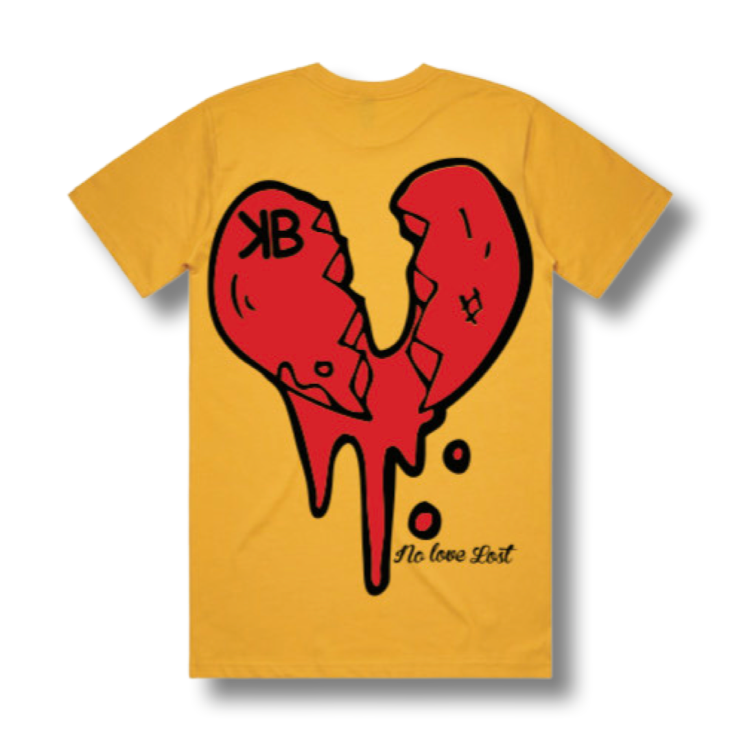 Mogul lifestyle X KB Staple tee (Yellow) - Kid Bully Worldwide