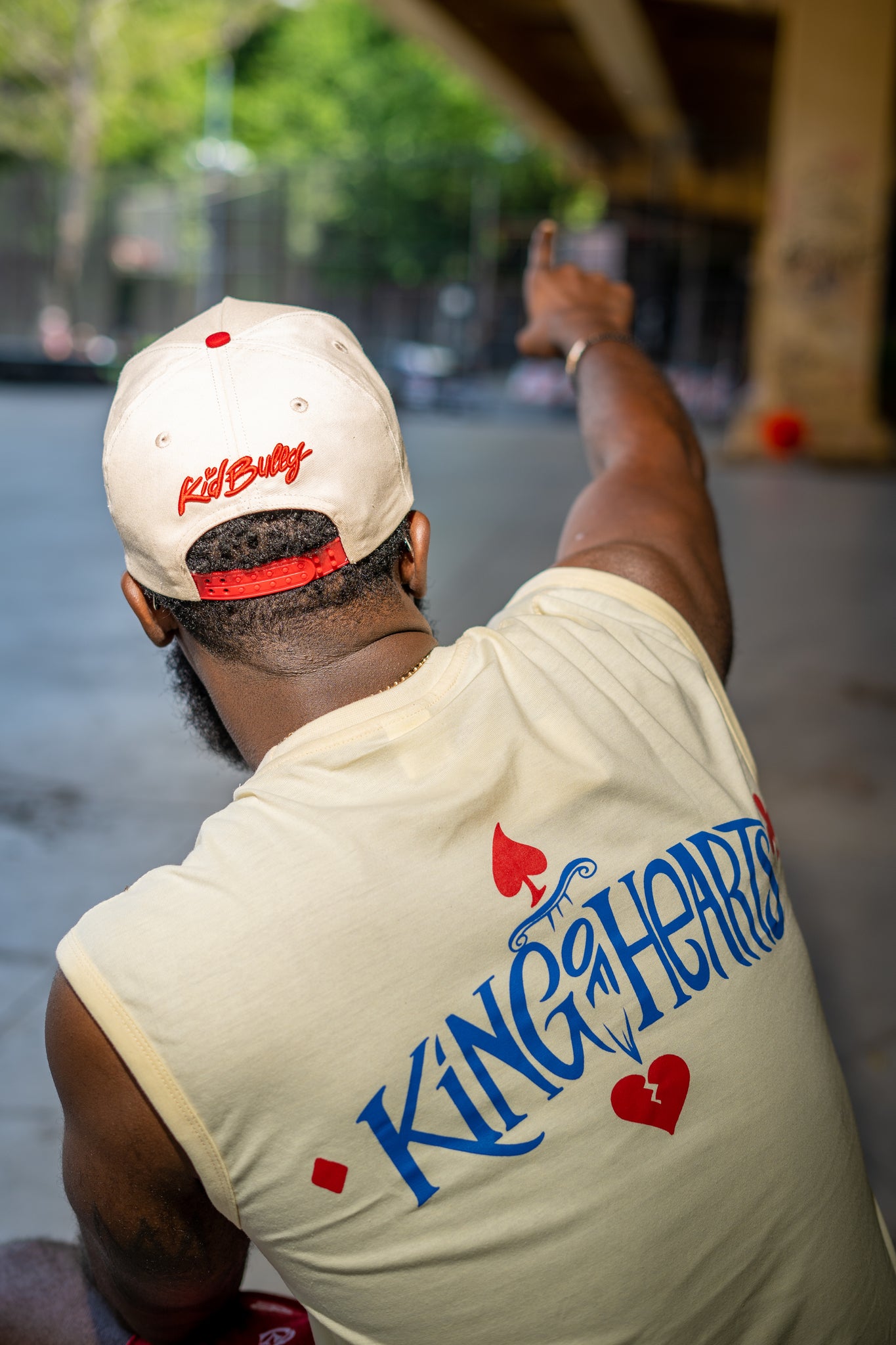 Kid Bully King of Hearts Hat (Cream) - Kid Bully Worldwide