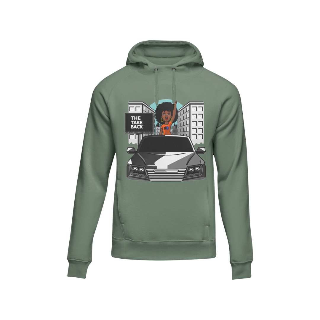 Kid Bully Take Back Queen's Hoodie (Sage) - Kid Bully Worldwide